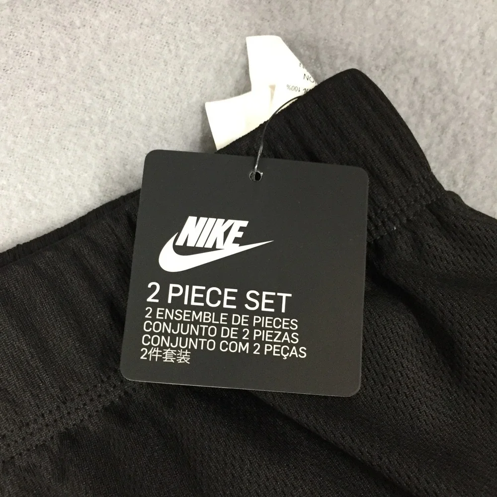 Nike 3 Brand Russell Wilson Boys 2Piece Set White Dri-FIT T-Shirt Black Shorts M - Picture 3 of 13